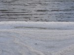 ice along the shore